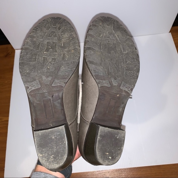 Madeline Girl Weathered Grey 2 Inch Ankle Heels Size 8.5 - Picture 4 of 5